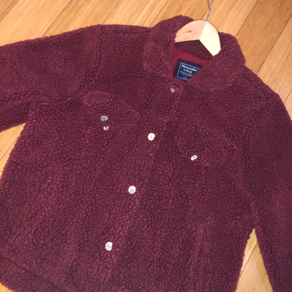 Abercrombie & Fitch teadybear fall jacket